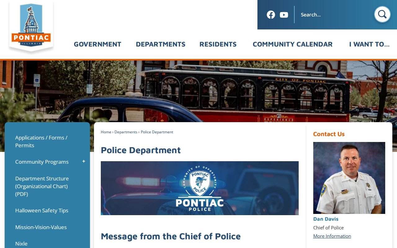 Pontiac Police Department public arrest and records information for Livingston County
